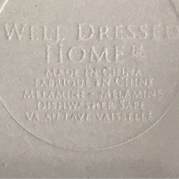 Well Dressed Home Teal Green Speckled MELAMINE Egg Shaped Side Plate - Picture 7 of 10